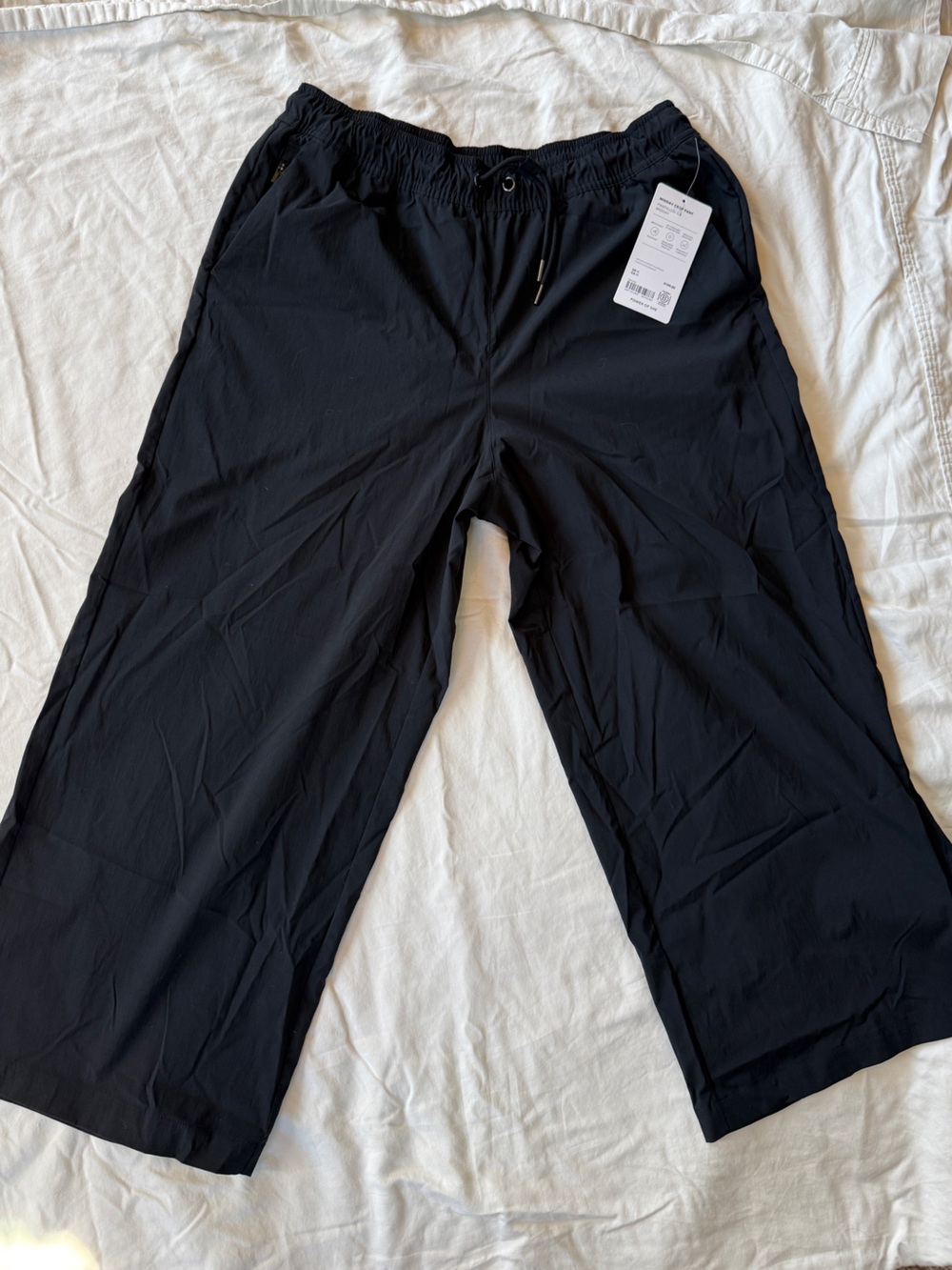 Athleta Midday Mid Rise Crop Pant Black Size Medium